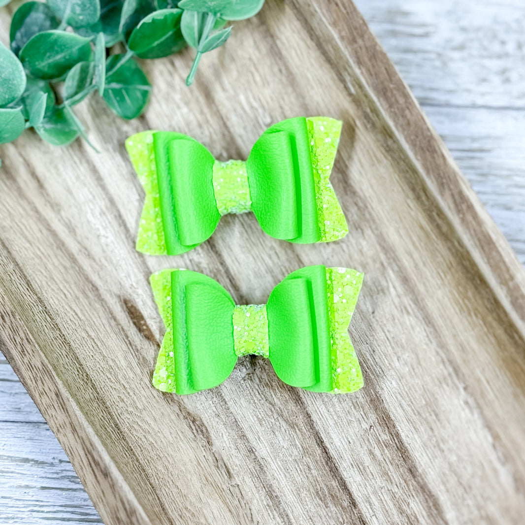 Neon Green Mini Piggies