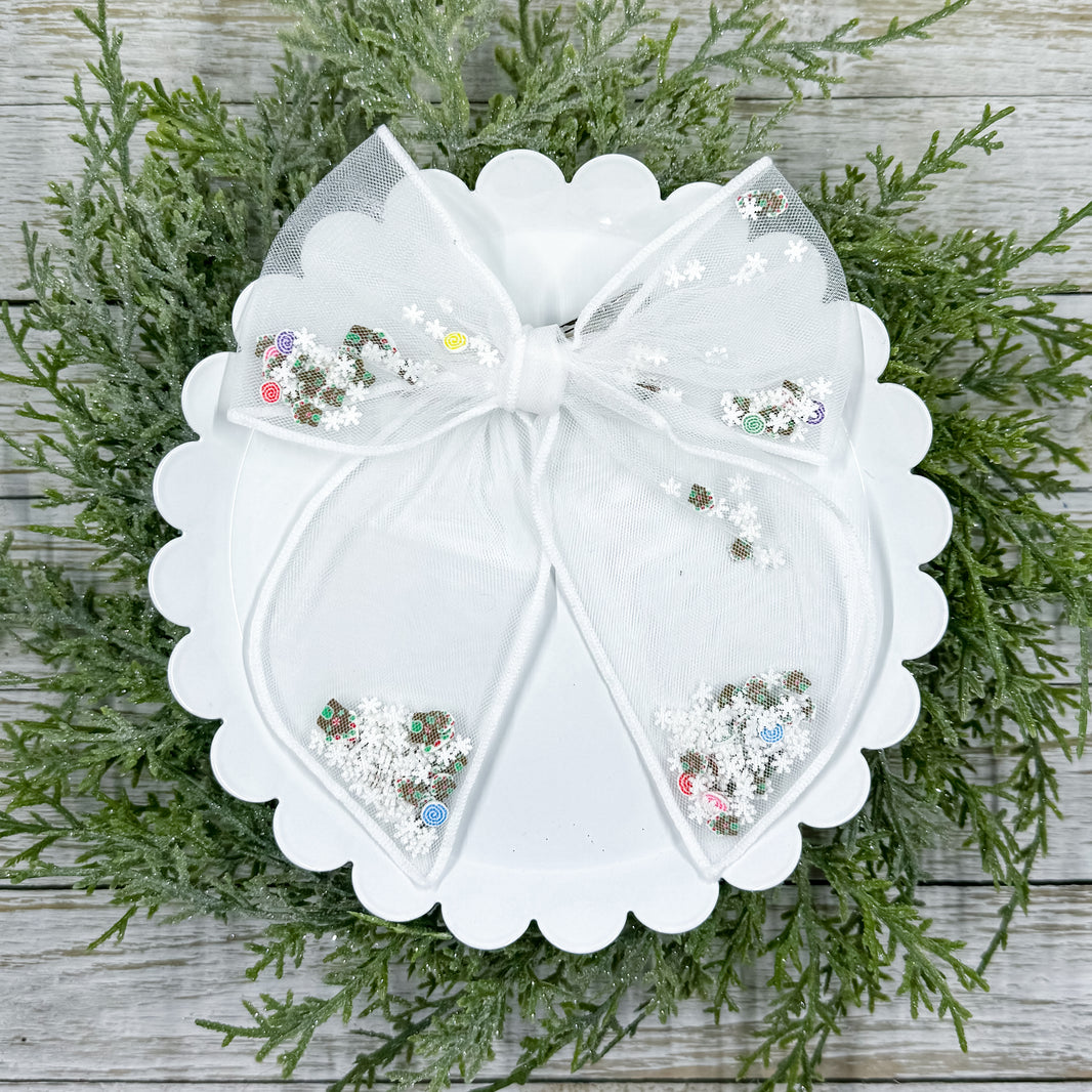 Jolly Gingerbread Shaker Bow Fable (XL)