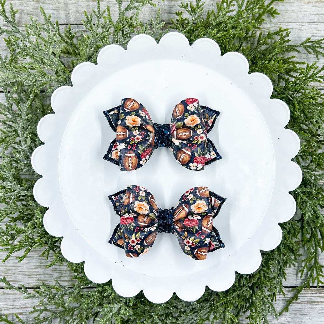 Floral Football Piggies