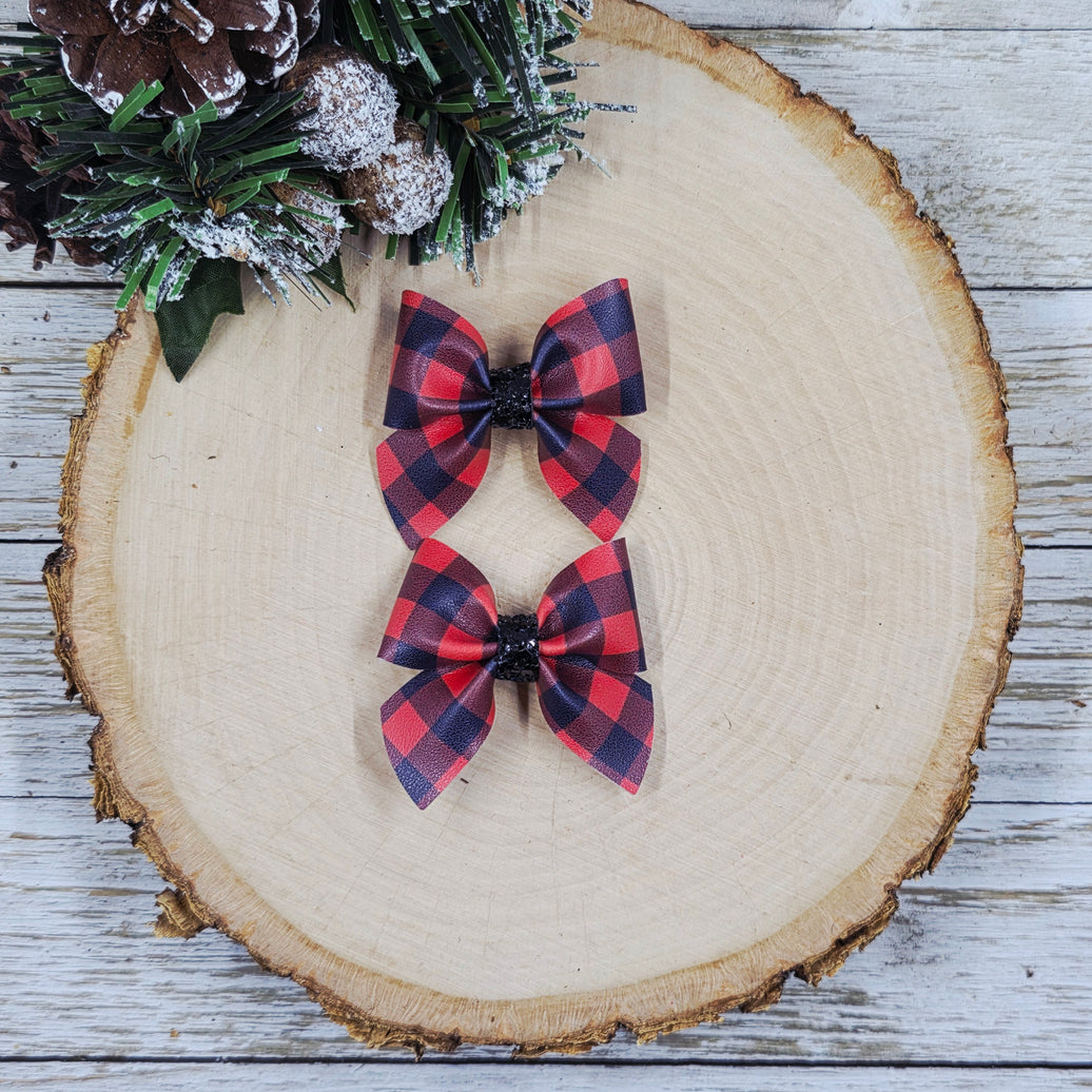 Buffalo Plaid Itty Bitty Piggies