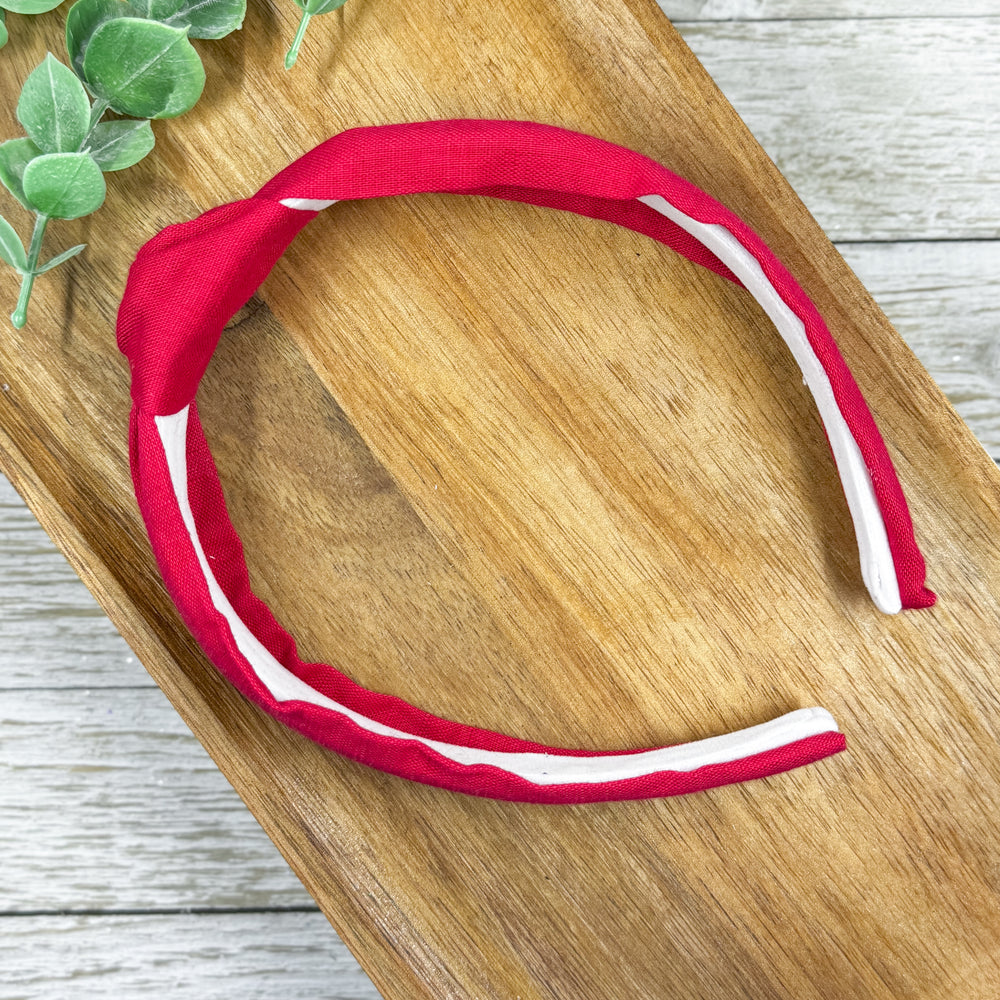 Red Knotted Headband