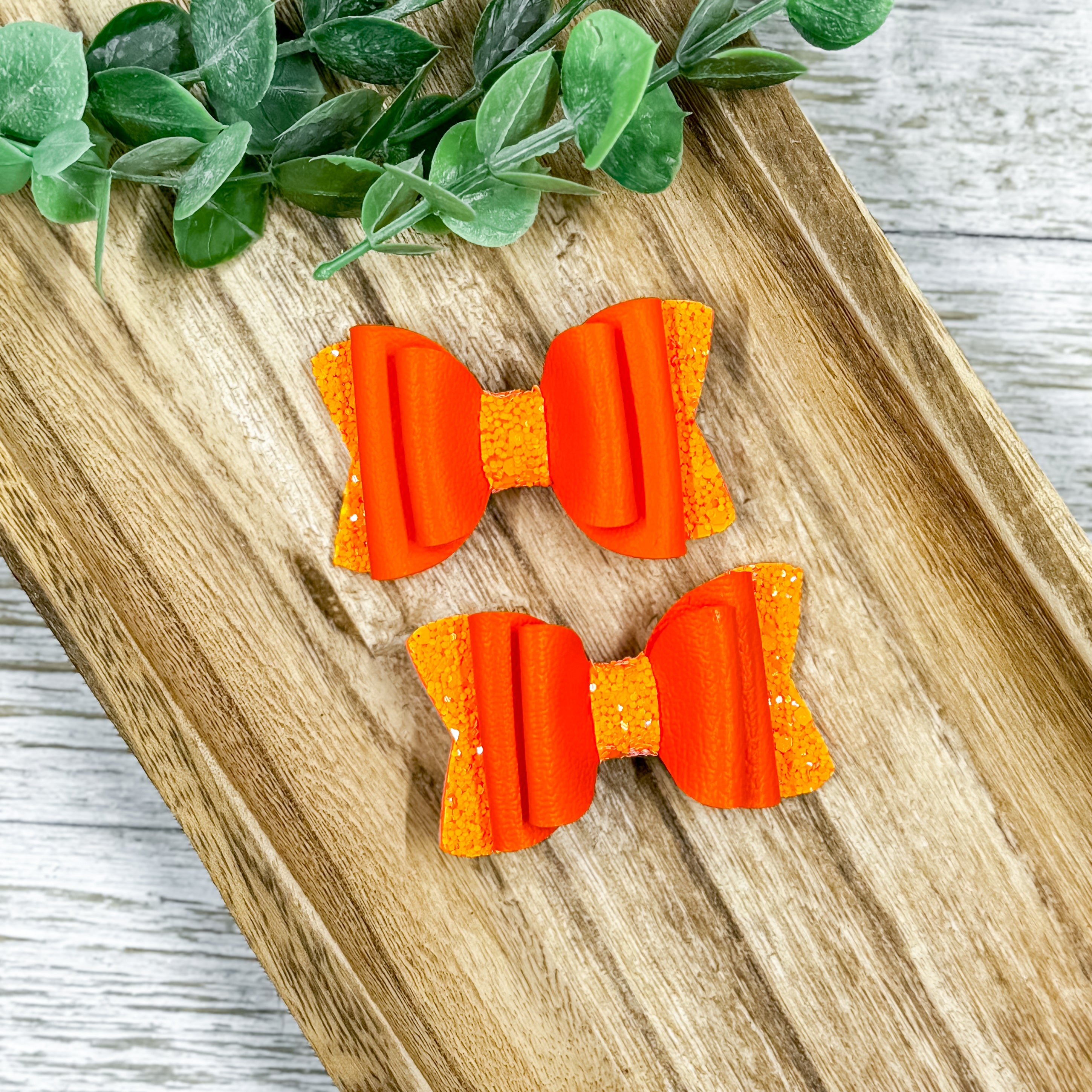 Neon Orange Mini Piggies