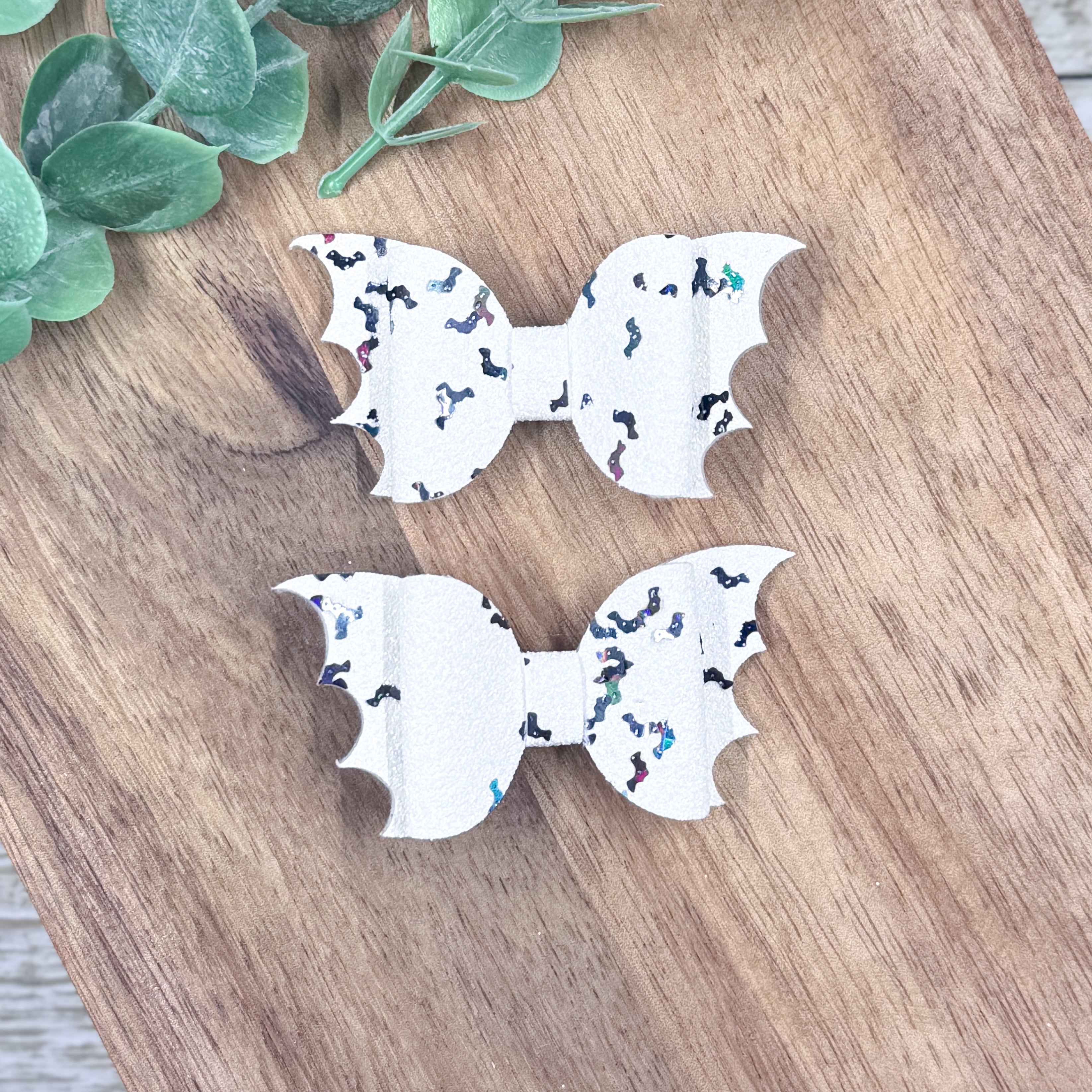 Glittery Bats Mini Piggies