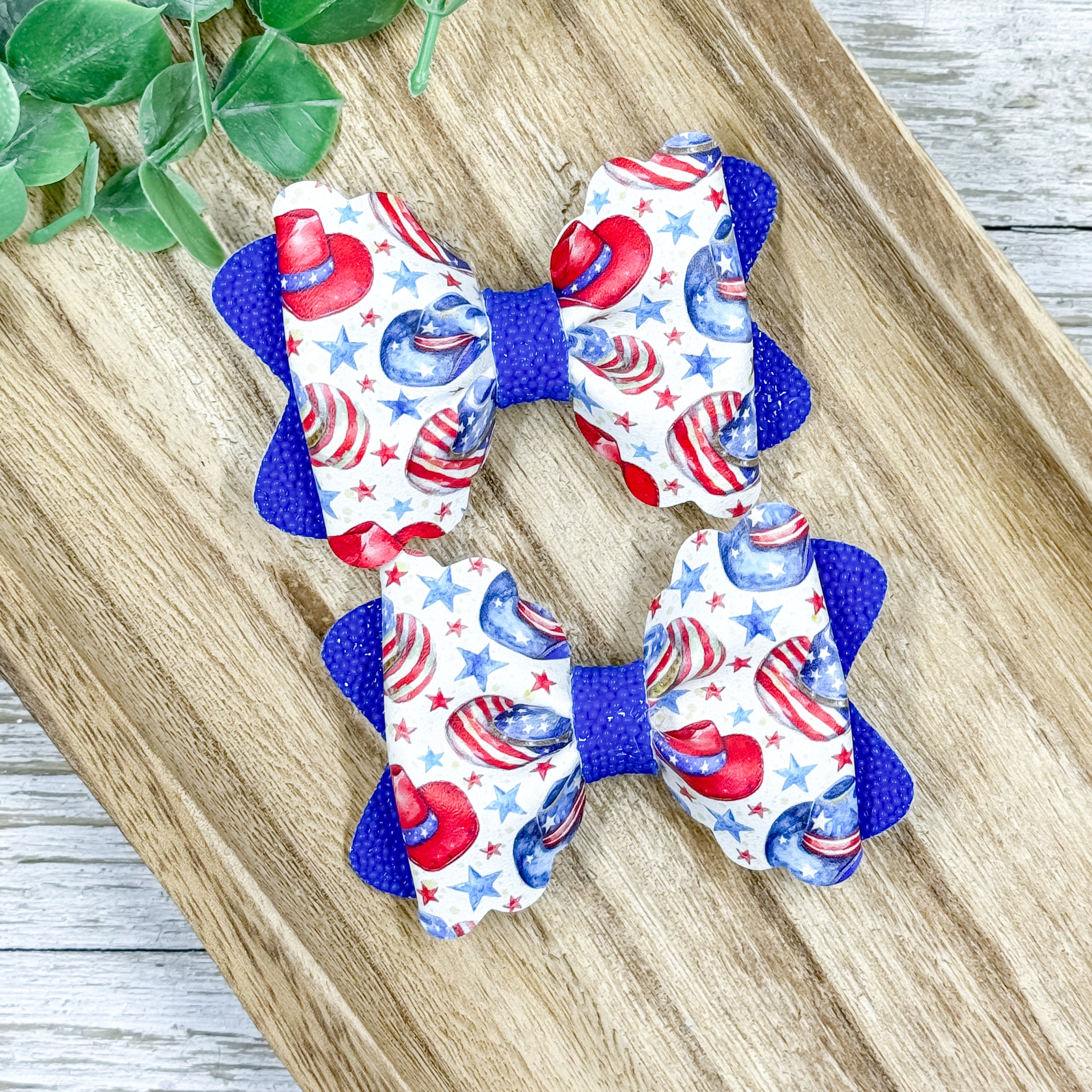 Patriotic Cowboy Hats Piggies