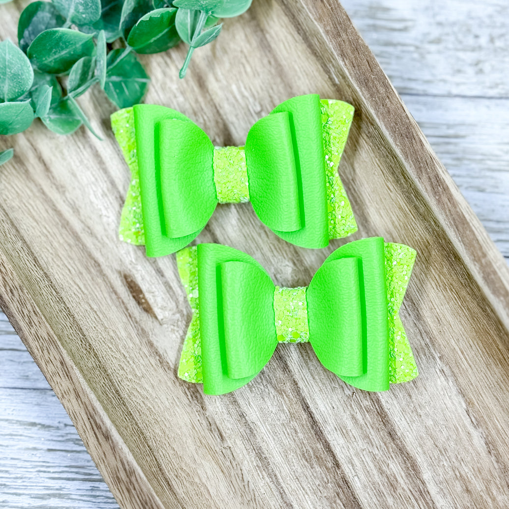 Neon Green Piggies
