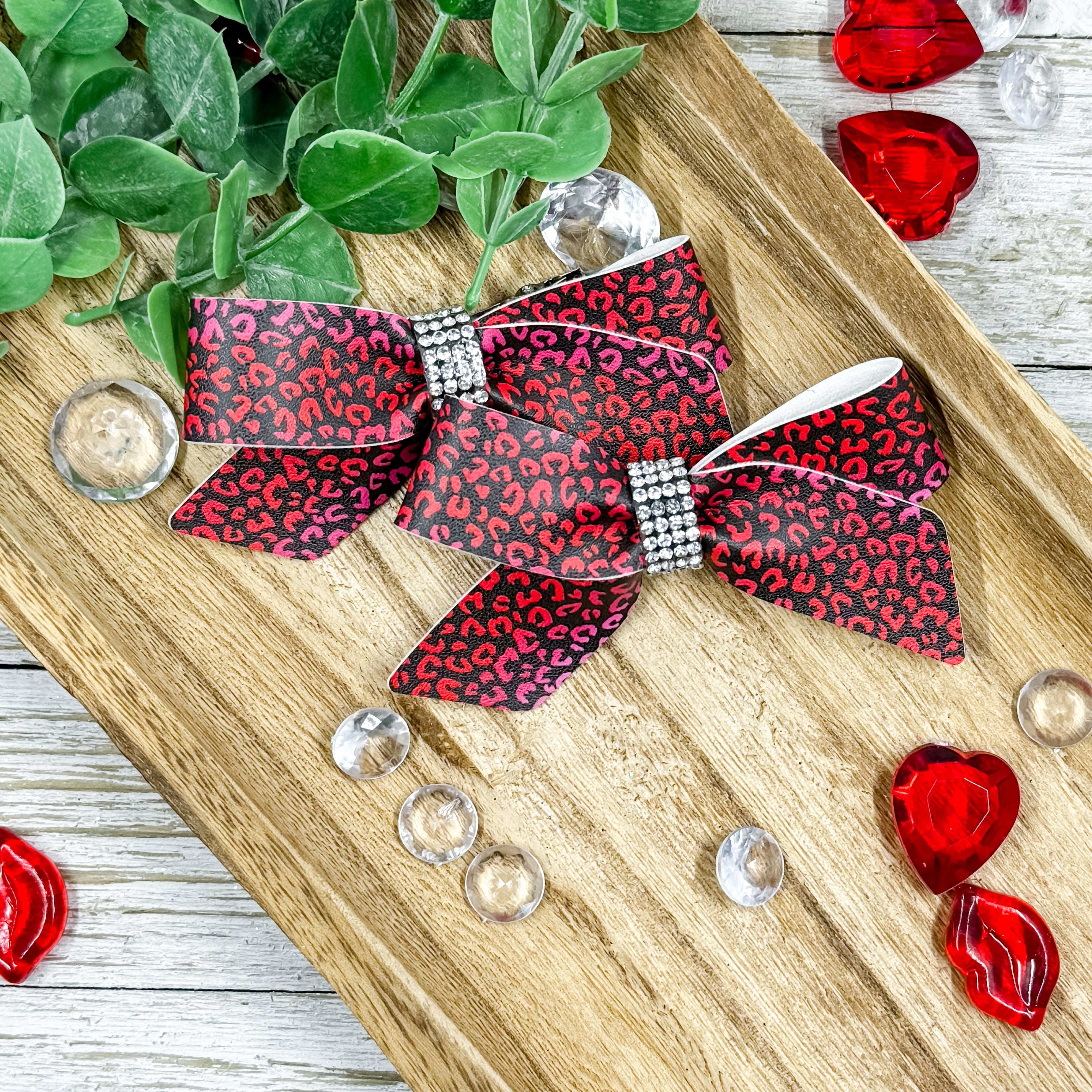 Valentine Ombre Leopard Dainty Piggies