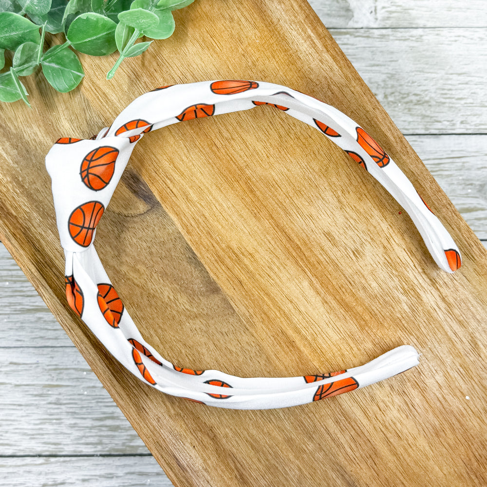 Basketball Knotted Headband