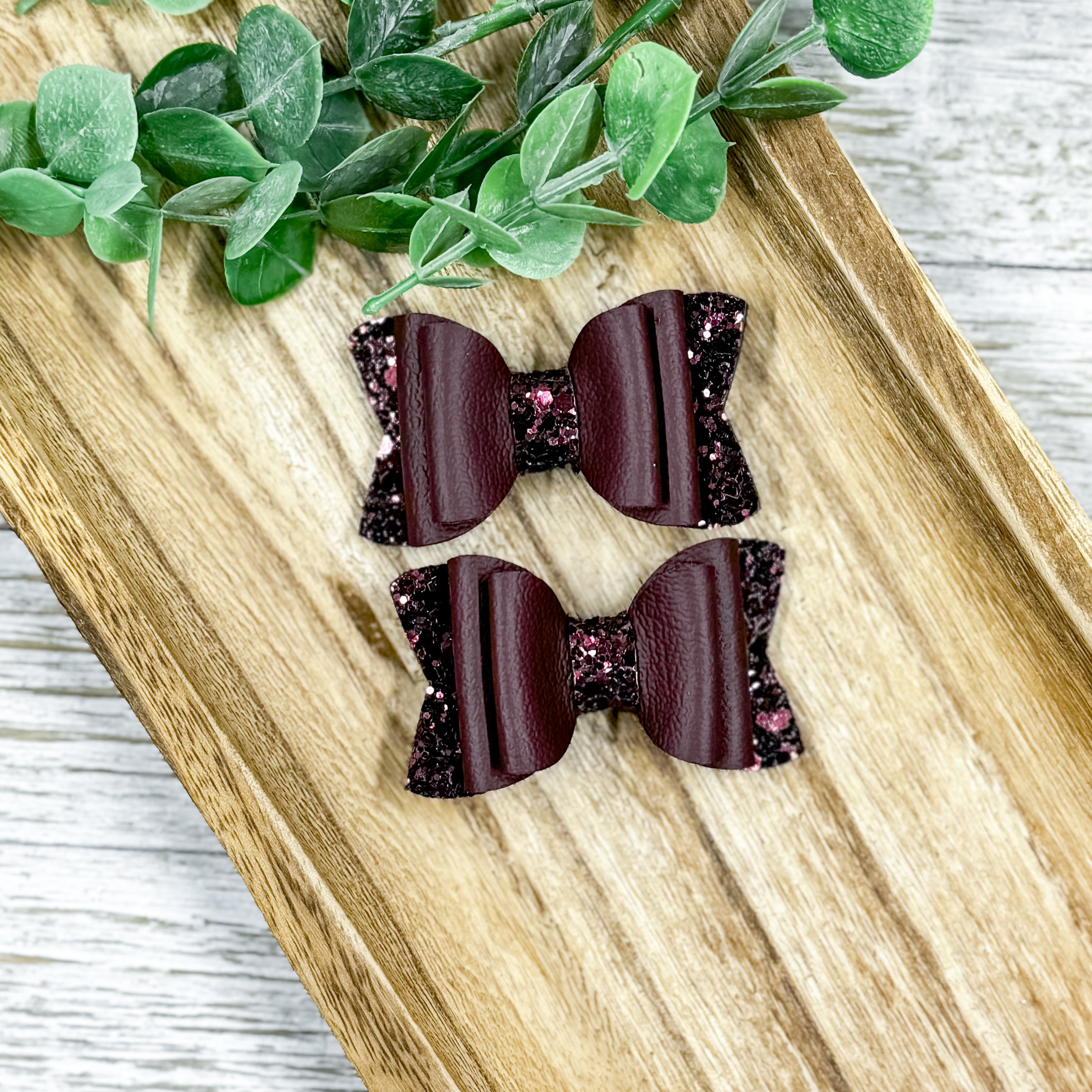 Burgundy Mini Piggies