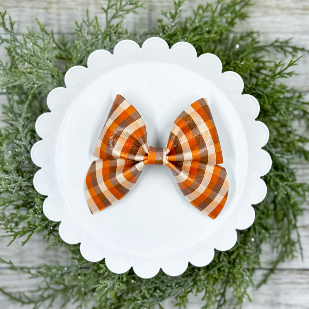 Orange Plaid