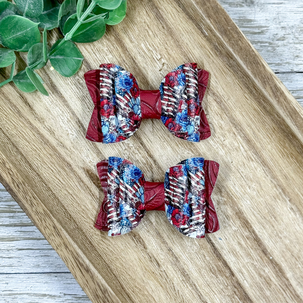 Patriotic Floral Mini Piggies