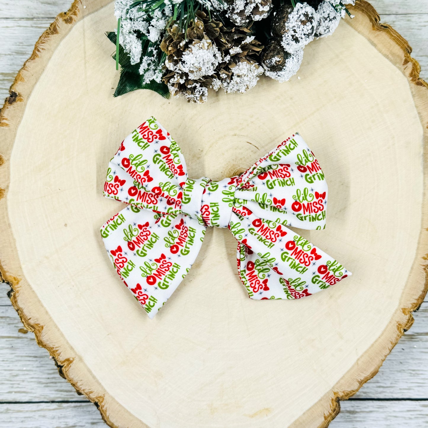 Lil' Miss Grinch Pinwheel