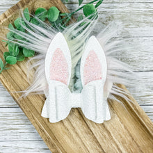  PRE-ORDER: Pastel Rainbow Fur Bunny Bow