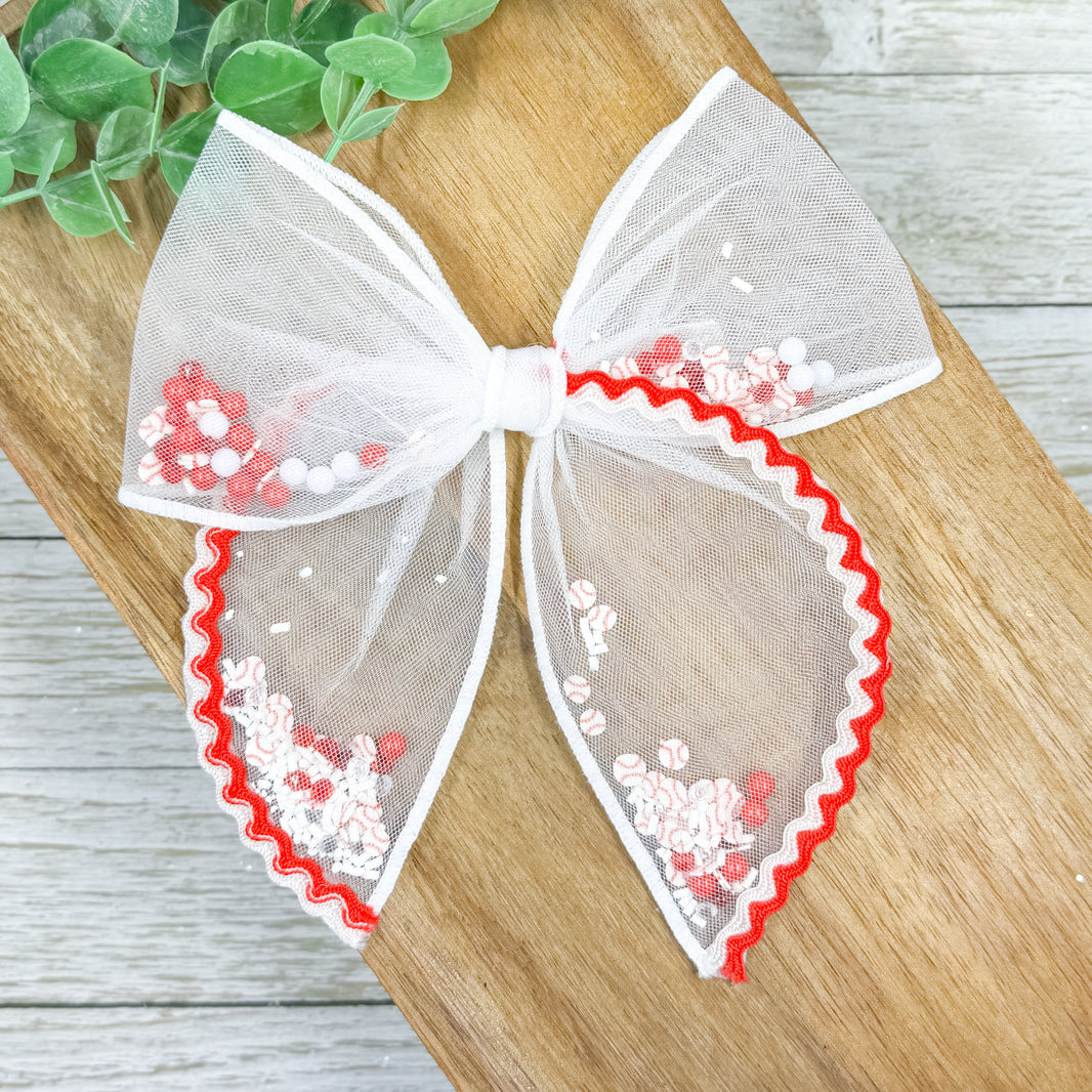 Baseball Shaker Bow