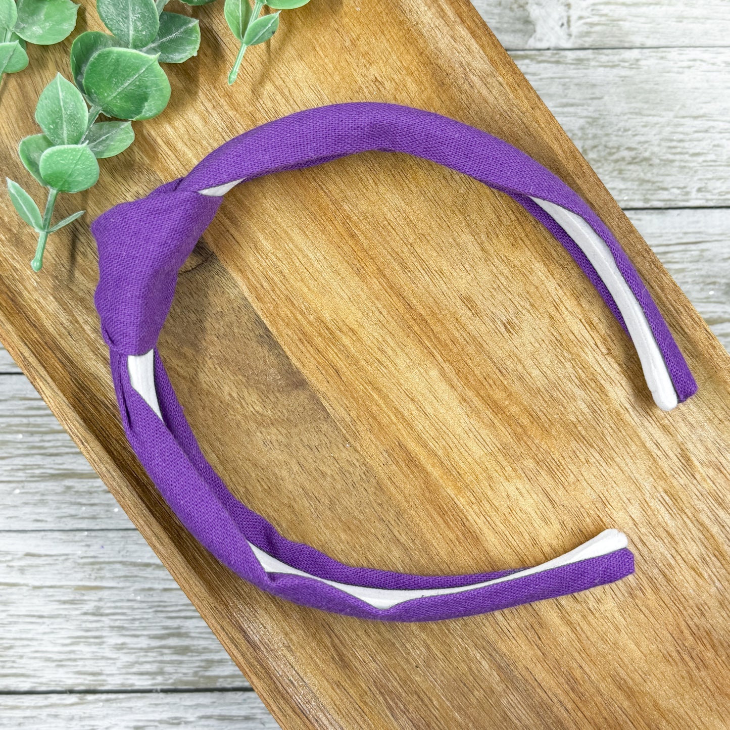 Purple Knotted Headband