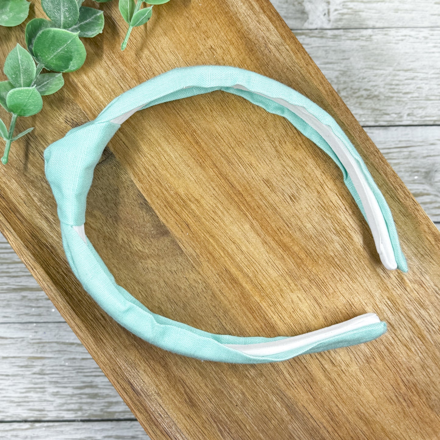 Mint Knotted Headband