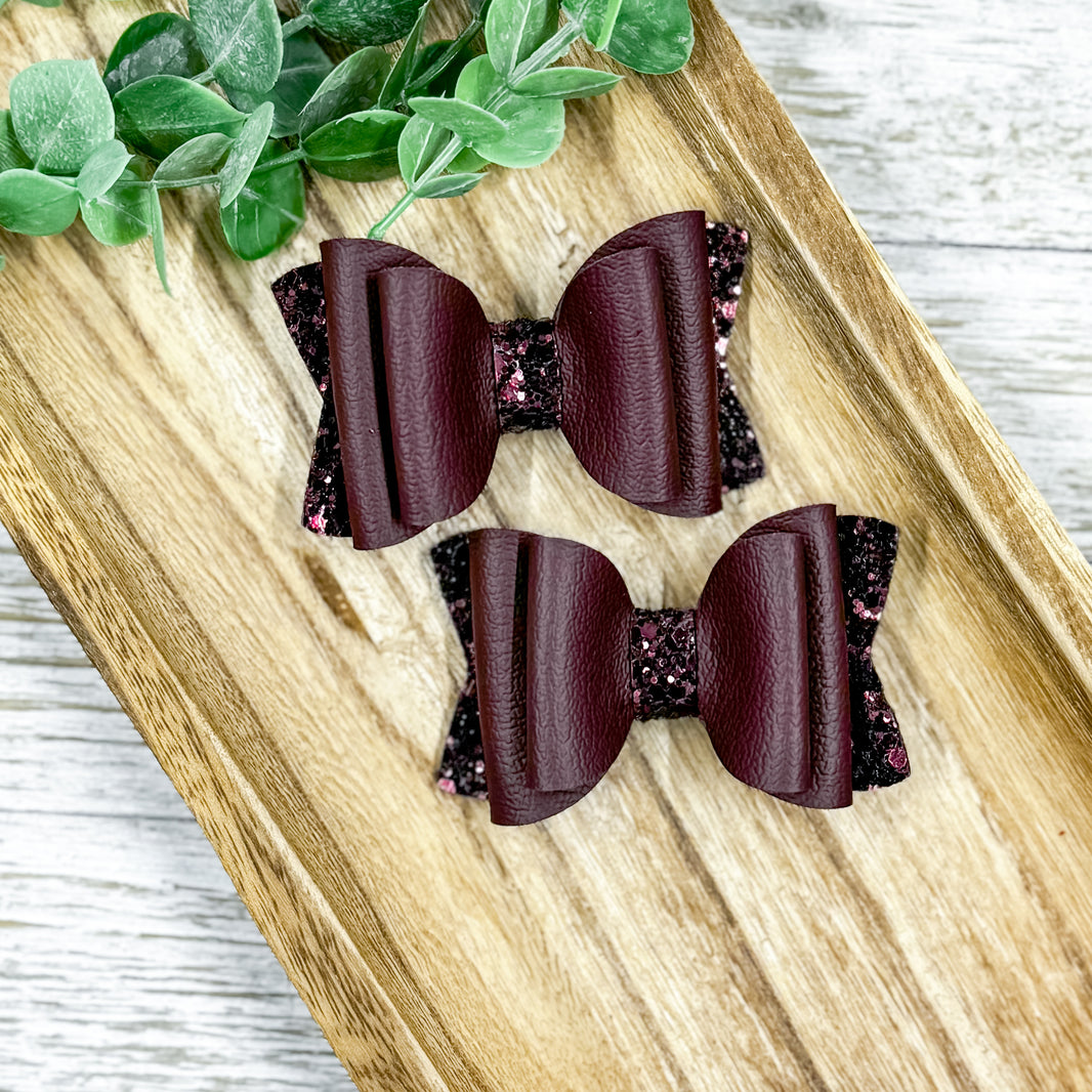Burgundy Piggies