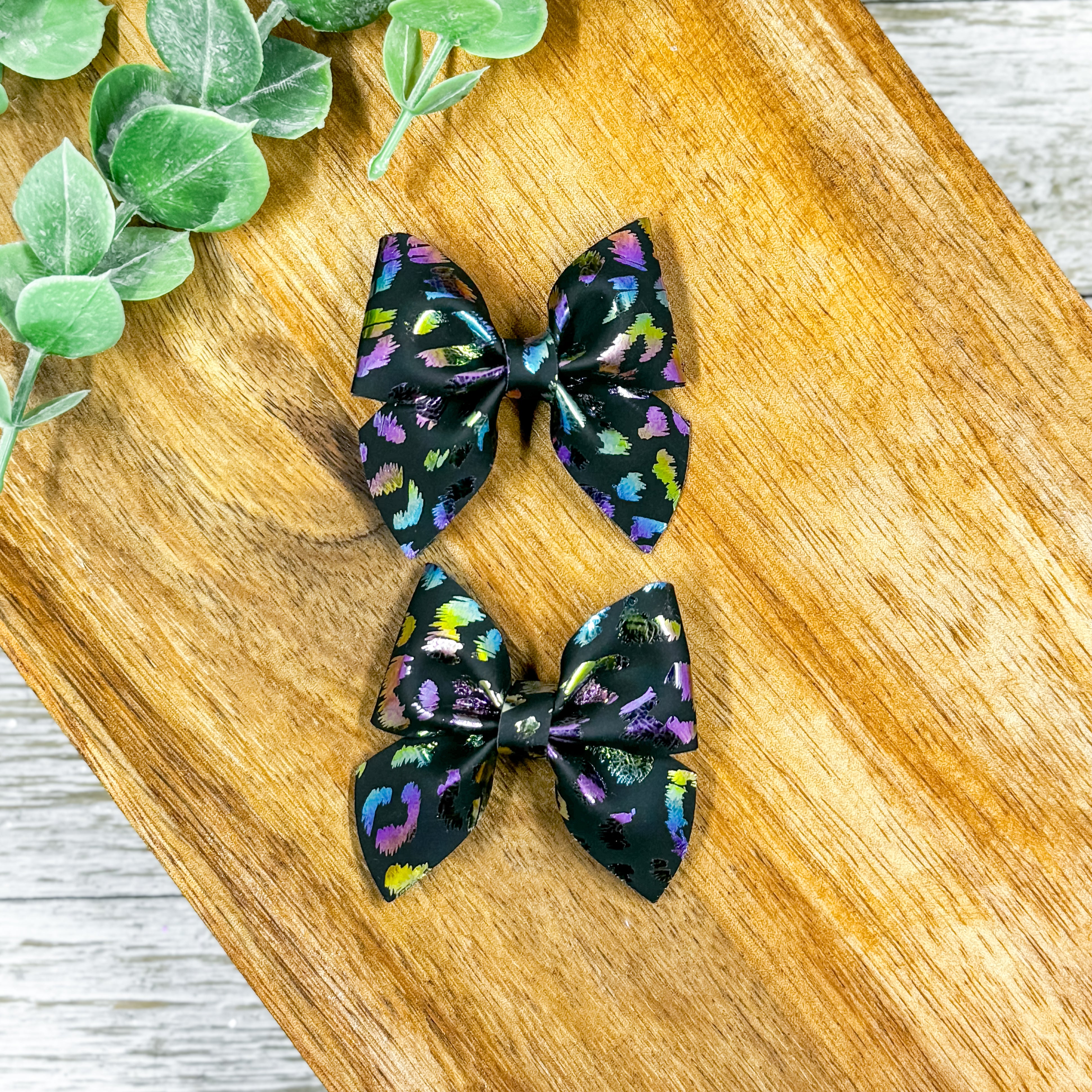 Rainbow Metallic Leopard Itty Bitty Piggies