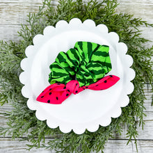  Watermelon Knotted Scrunchie