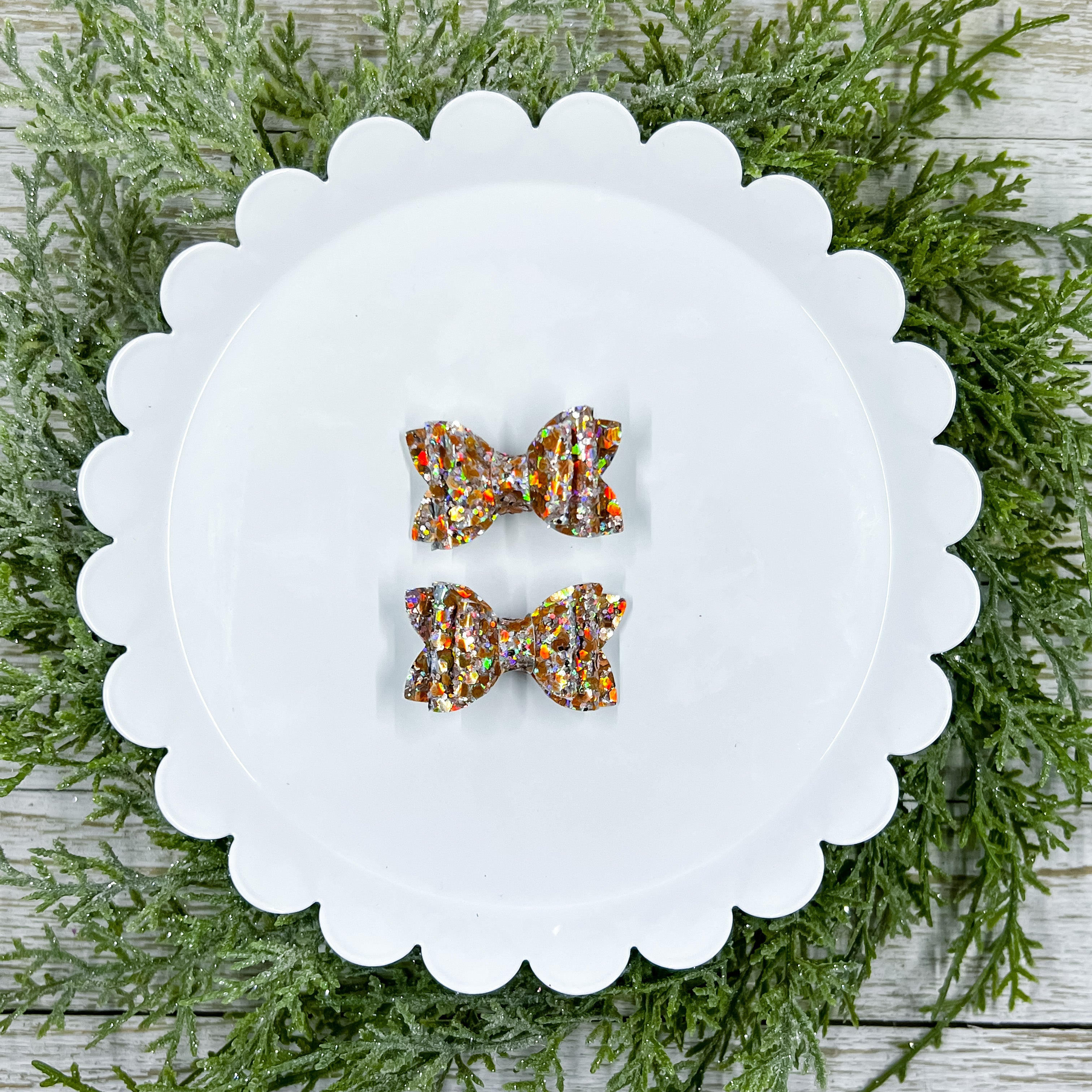 Gold Glam Glitter Itty Bitty Piggies