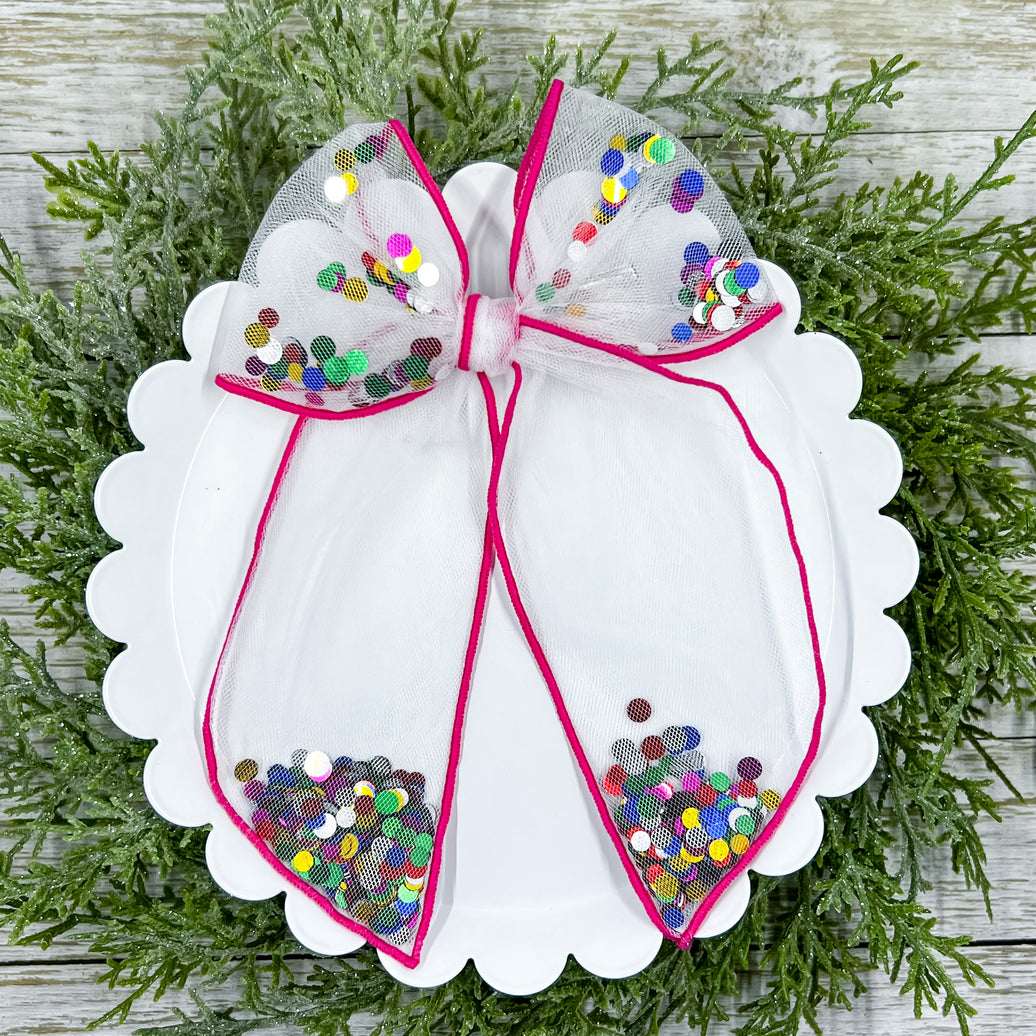 Confetti Shaker Bow Fable (XL)