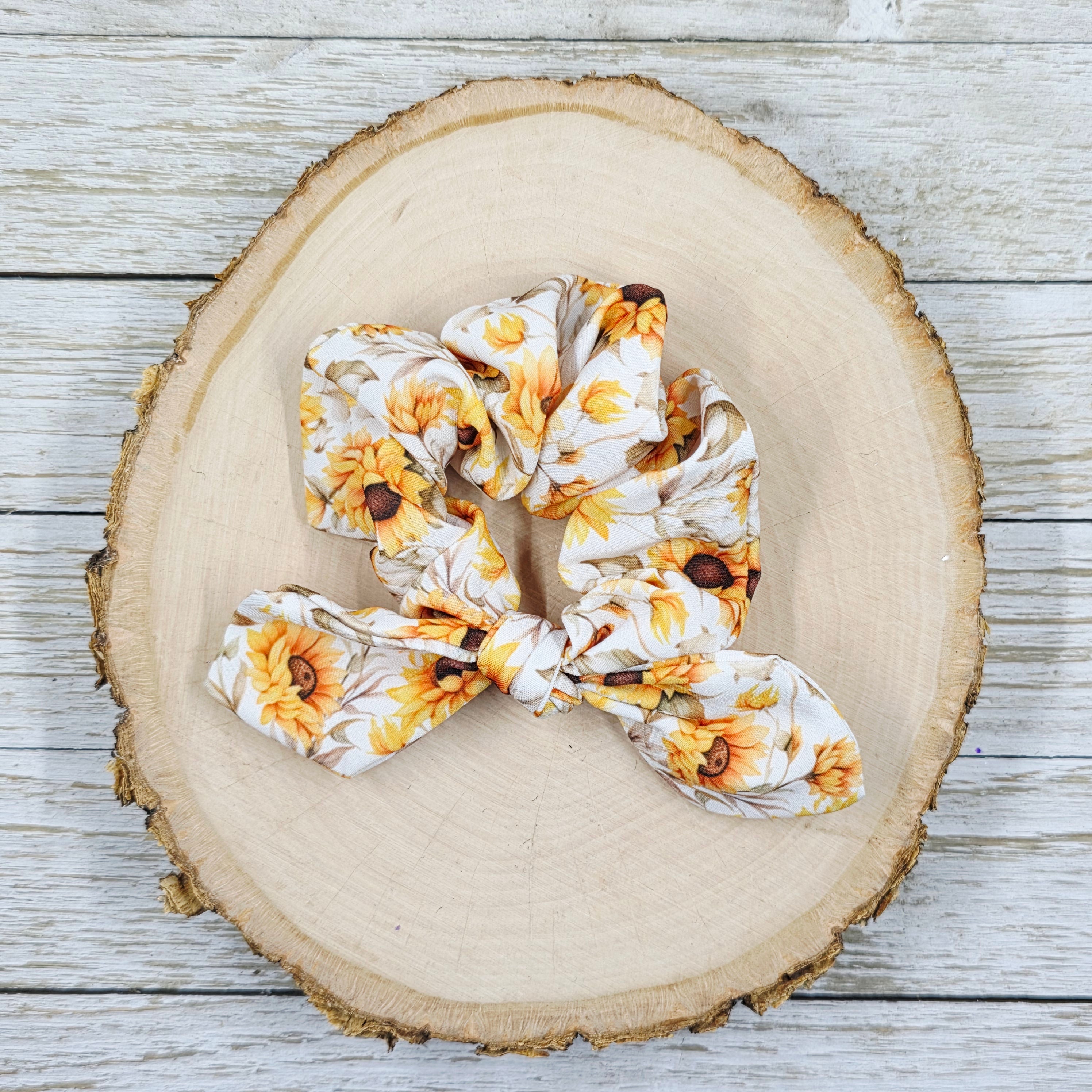 Sunflower Scrunchie