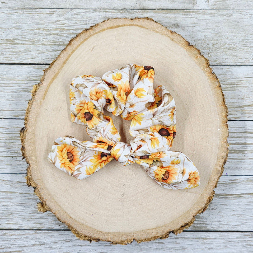 Sunflower Scrunchie