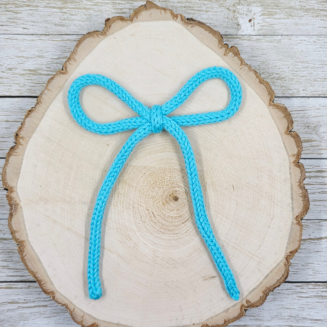 Turquoise Knitted Long Tail