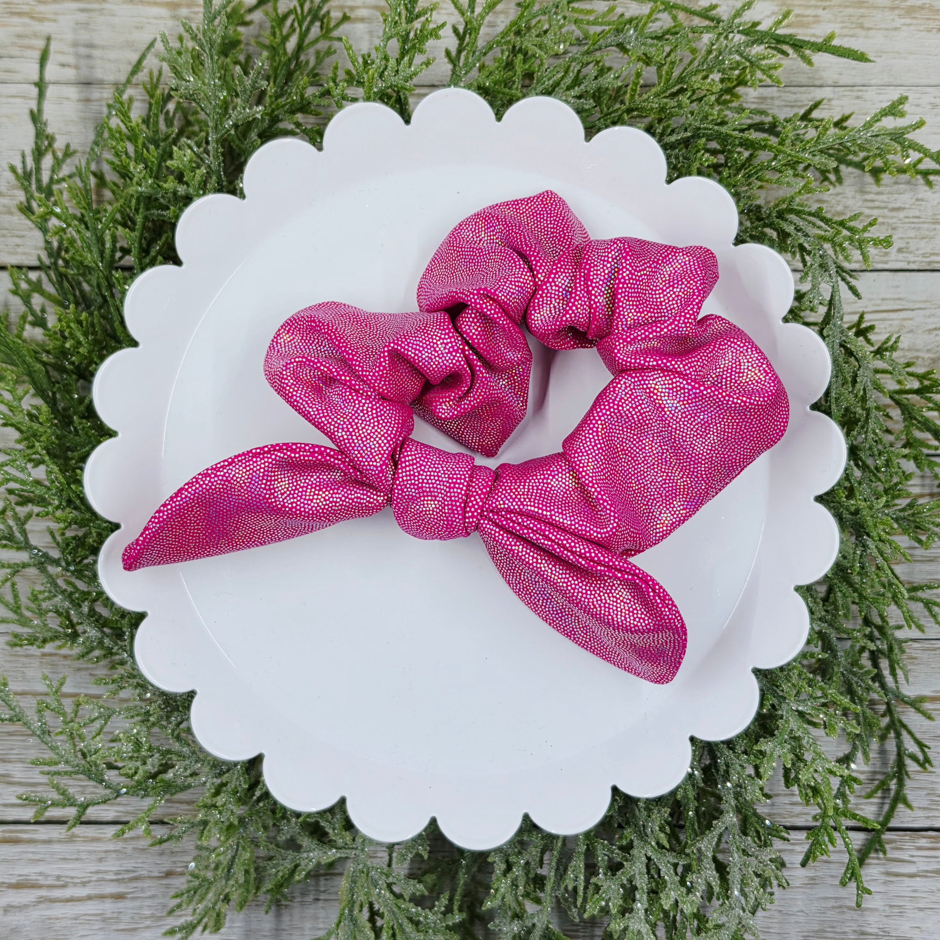 Berry Holo Swim Scrunchie