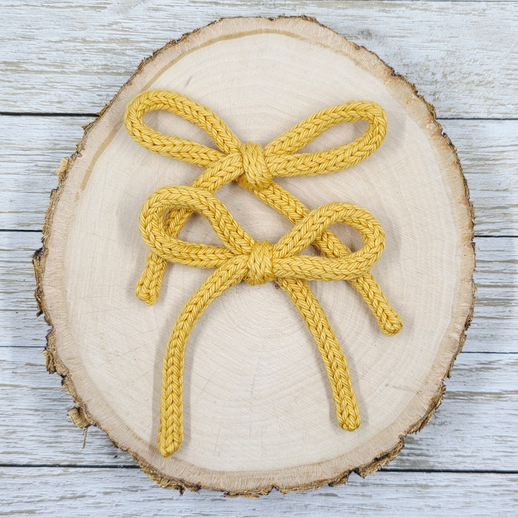 Gold Knitted Piggies
