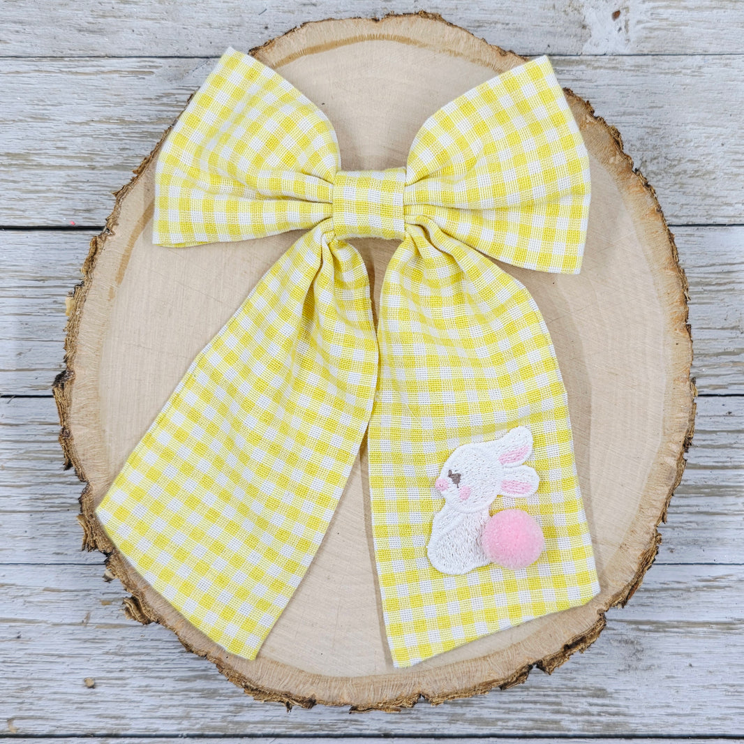 Yellow Gingham Bunny Longtail