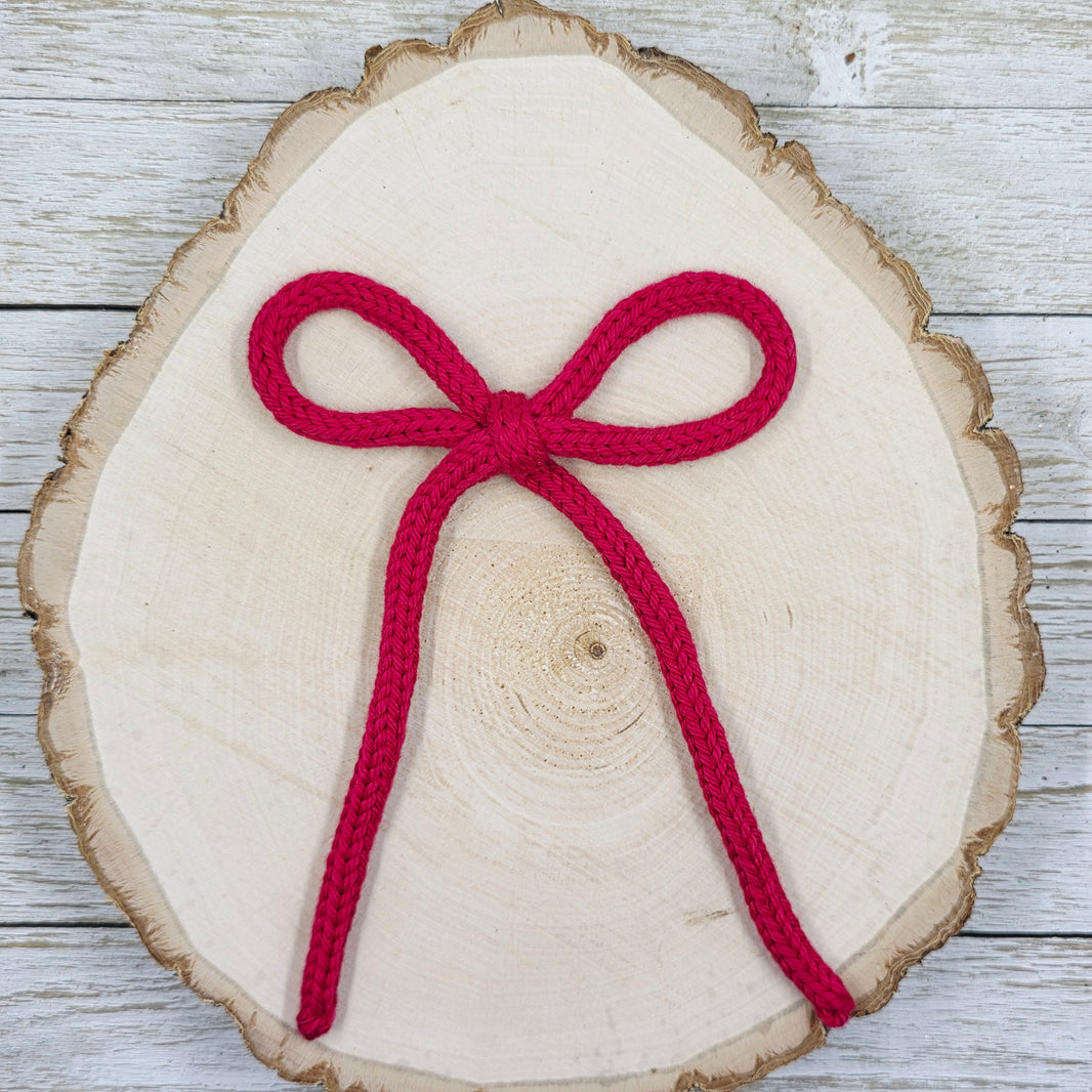Red Knitted Long Tail