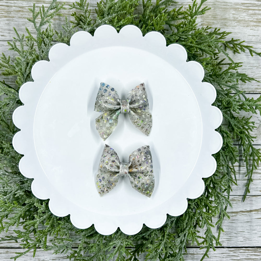 Silver Dots Glossy Itty Bitty Piggies