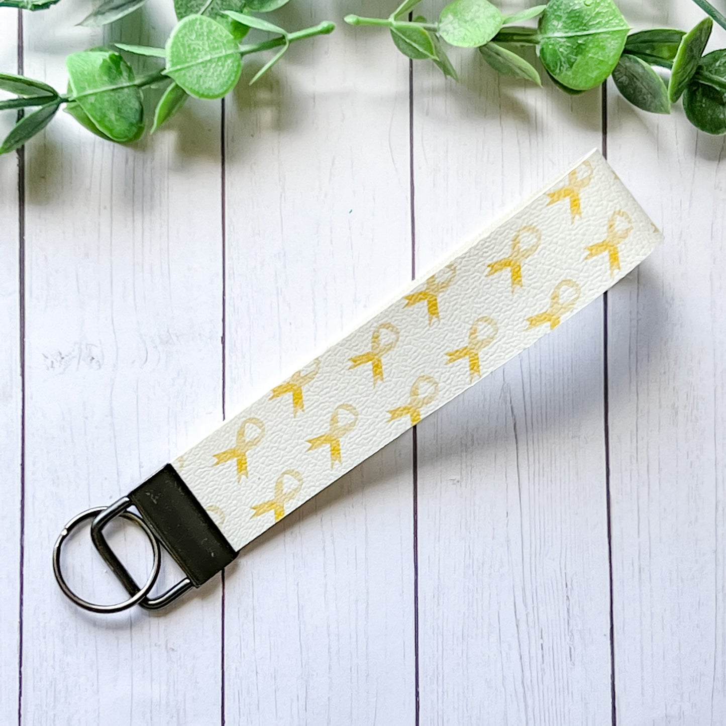 Yellow Ribbon Wristlet